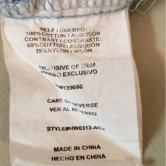 Hint of Mint Chambary Jean Lace Top - Picture 7 of 8